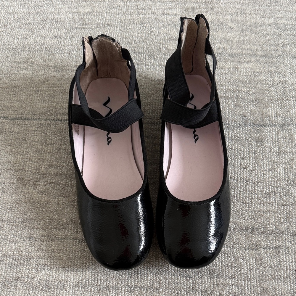 Girls Nina Criss Cross Ankle Dress Shoes
